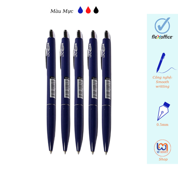Combo 10 bút bi thiên long fo-030