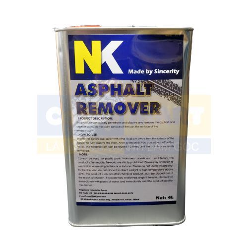 Tẩy nhựa đường / tẩy keo nk 4l