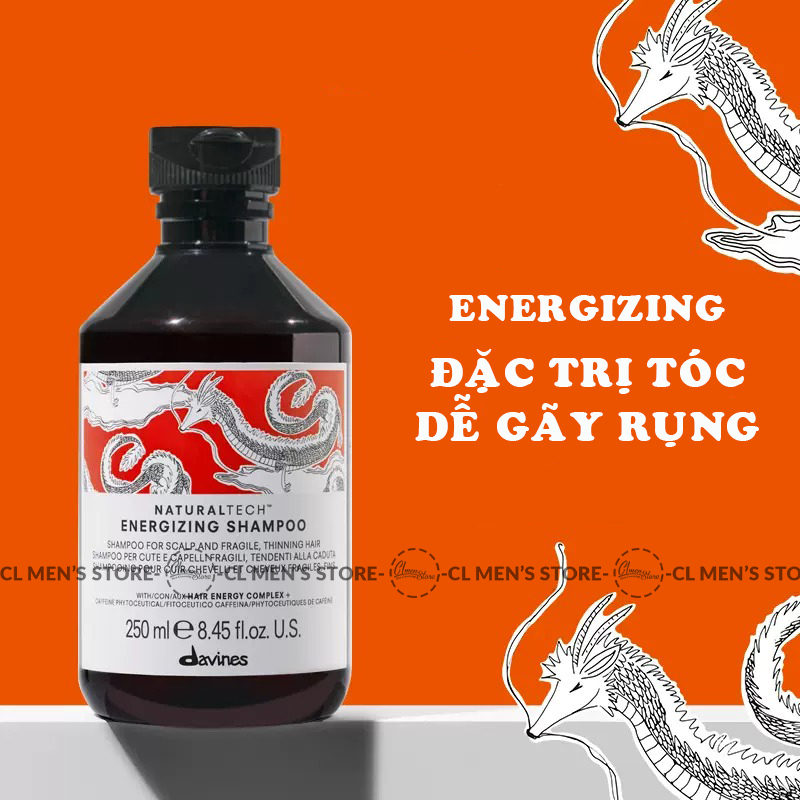 Davines Naturaltech ENERGIZING Shampoo 100ml - 250ml - 1000ml
