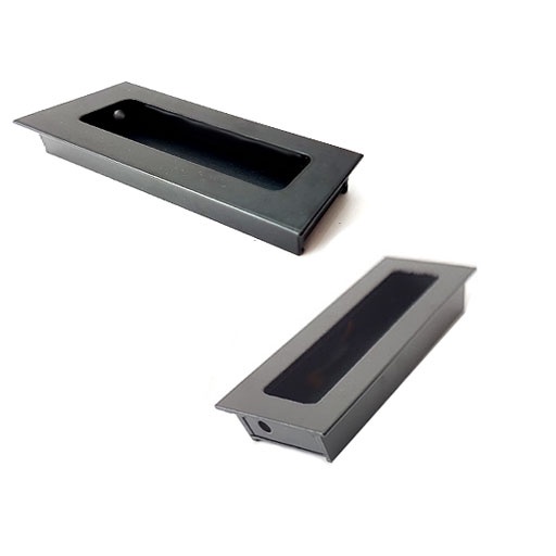 Tay nắm âm tủ đen mờ 8801