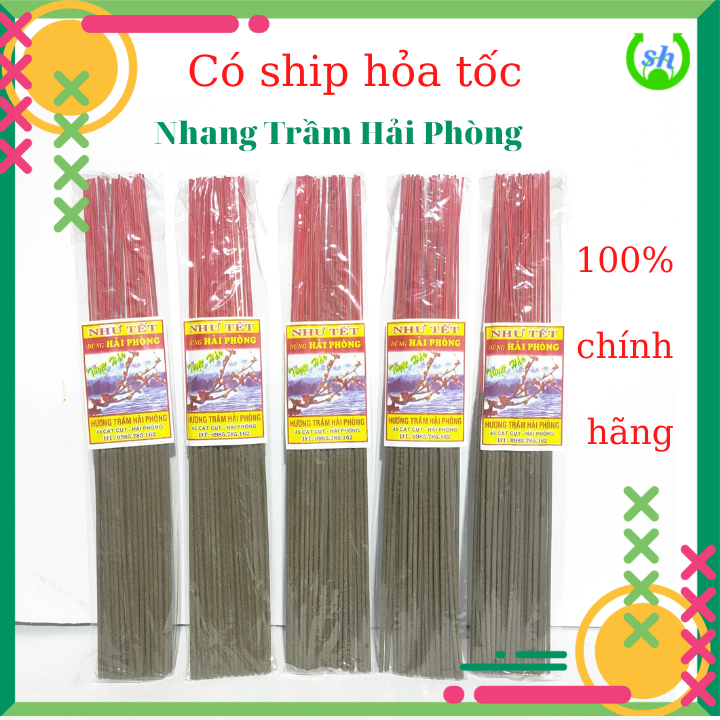 [HCM]Nhang Trầm TẾT Hải Phong-bộ 10 thẻ - rụng tàn