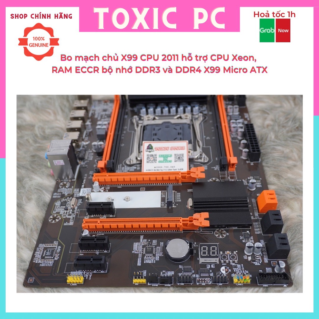 Bo mạch chủ x99 cpu 2011 hỗ trợ cpu xeon, ram eccr bộ nhớ ddr3 và ddr4 atx, x99 atx