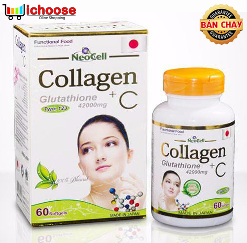 [HCM]Viên uống Collagen +C 42000mg ( Neocell Collagen +C)