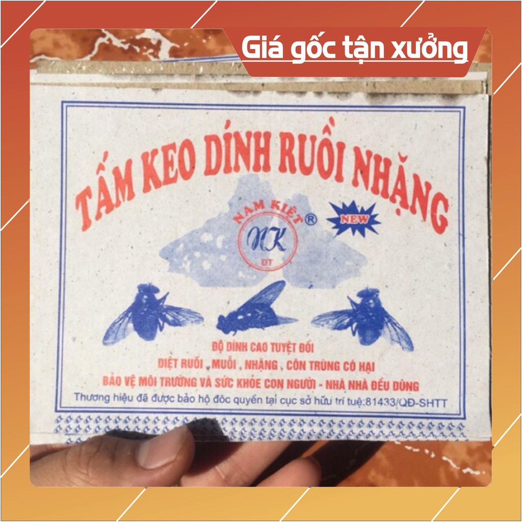 Sỉ 1 thùng 1000 miếng Keo dính ruồi,nhặng Nam Kiệt
