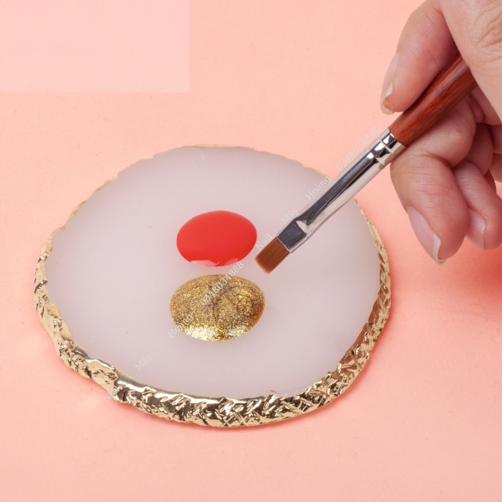 Đá pha màu sơn gel cẩm thạch, tán màu vẽ nail