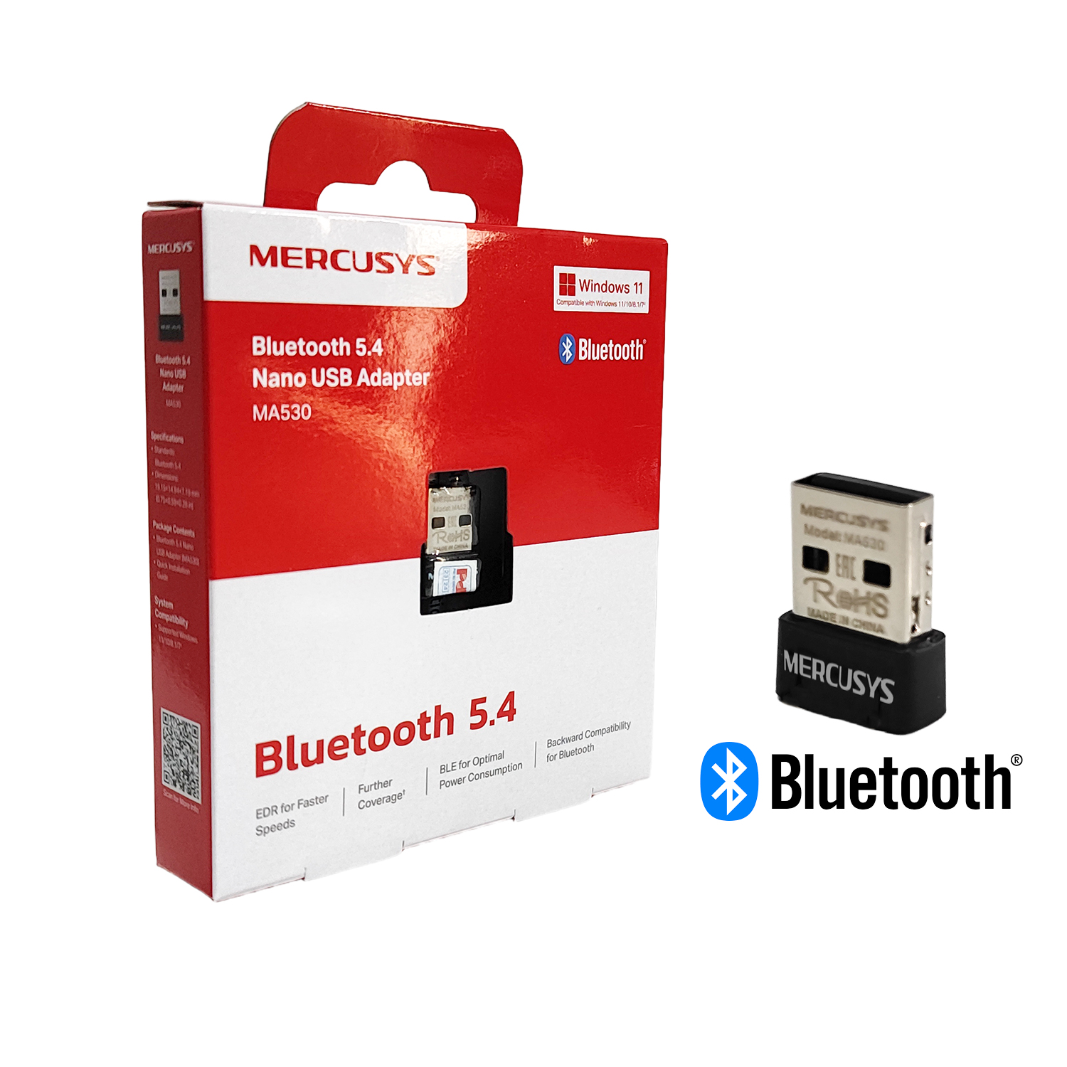 USB Bluetooth 5.0 tốc độ cao dùng cho laptop và máy tính bàn kết nối tai nghe chuột bàn phím truyền dữ liệu phủ sóng rộng
