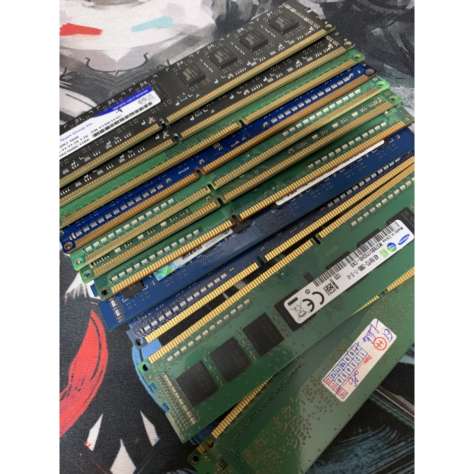 Ram DDR4  8GB bus 2400 cũ dùng cho PC, Desktop chạy các main H110, H310, H410, B150,B460,Z150, Z250...