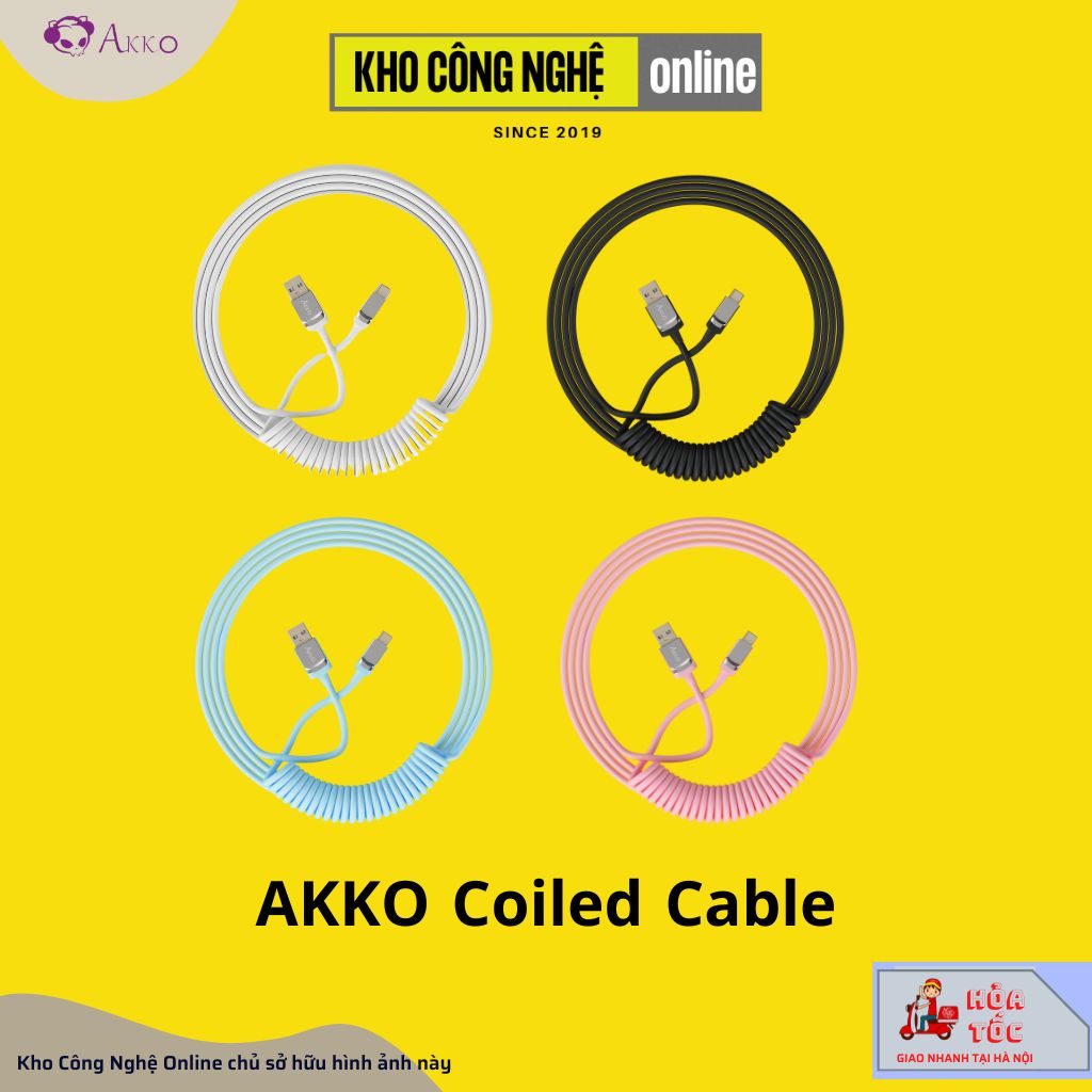 Dây cáp akko coiled cable