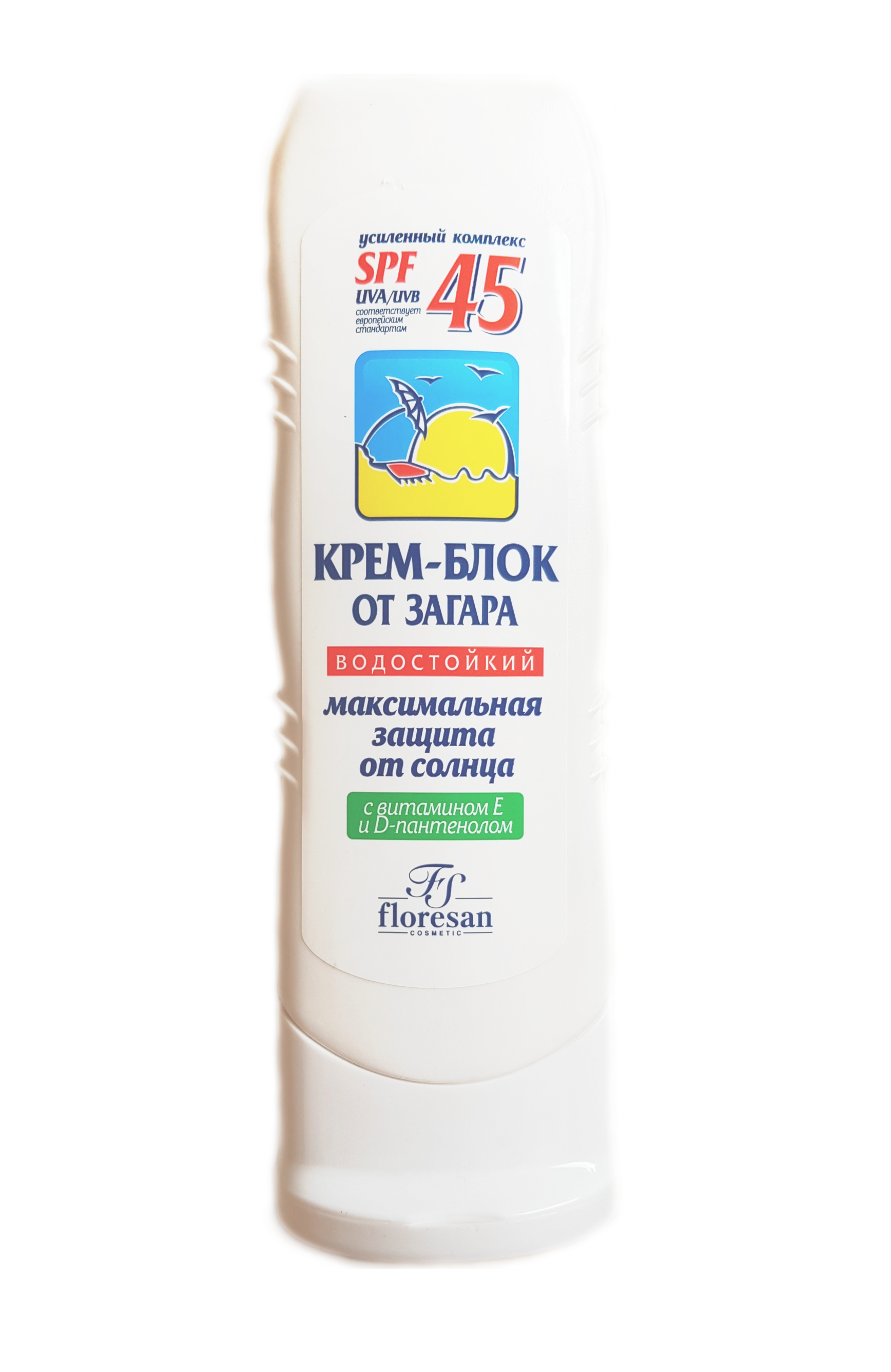 Kem chống nắng không thấm nước floresan spf 45 cho da mặt và cơ thể 125ml