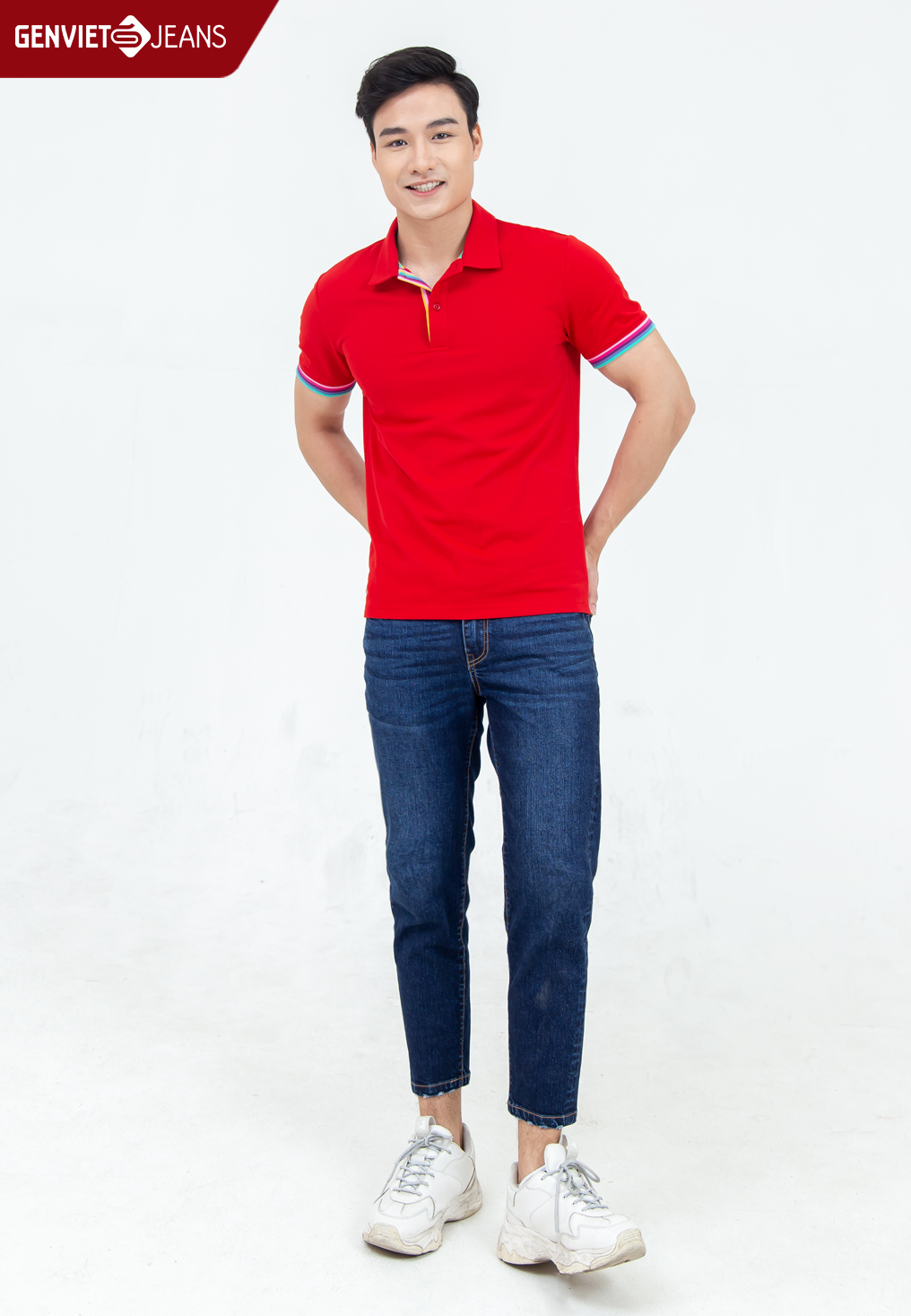 Quần dài jeans nam x1106j2087 genviet jeans