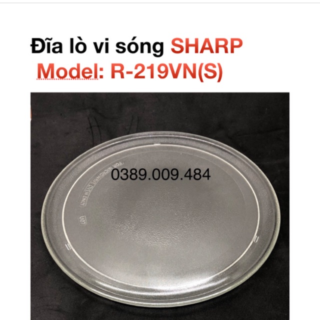 Đĩa lò vi sóng sharp r-219vn 22 lít