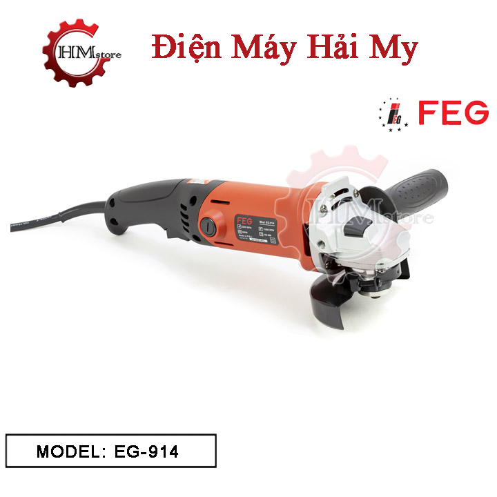Máy mài cầm tay feg 914 100mm - máy cắt cầm tay, máy mài feg - công suất 600w - bảo hành 6 tháng - hải my store