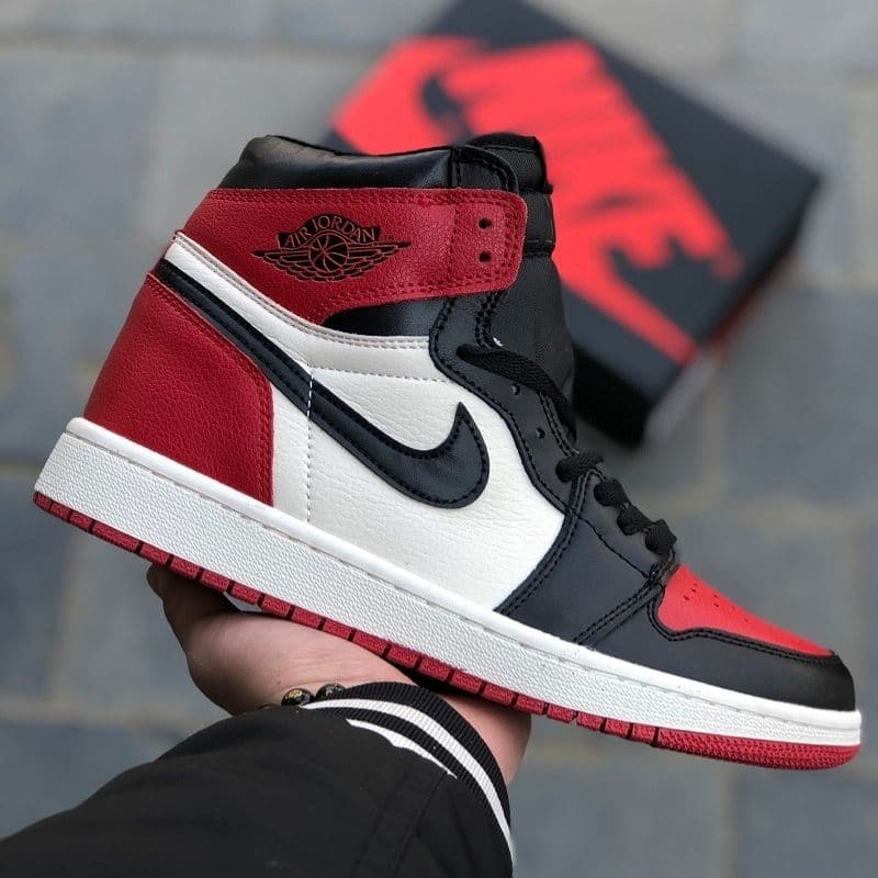 Giày thể thao j0rdan 1 bred toe