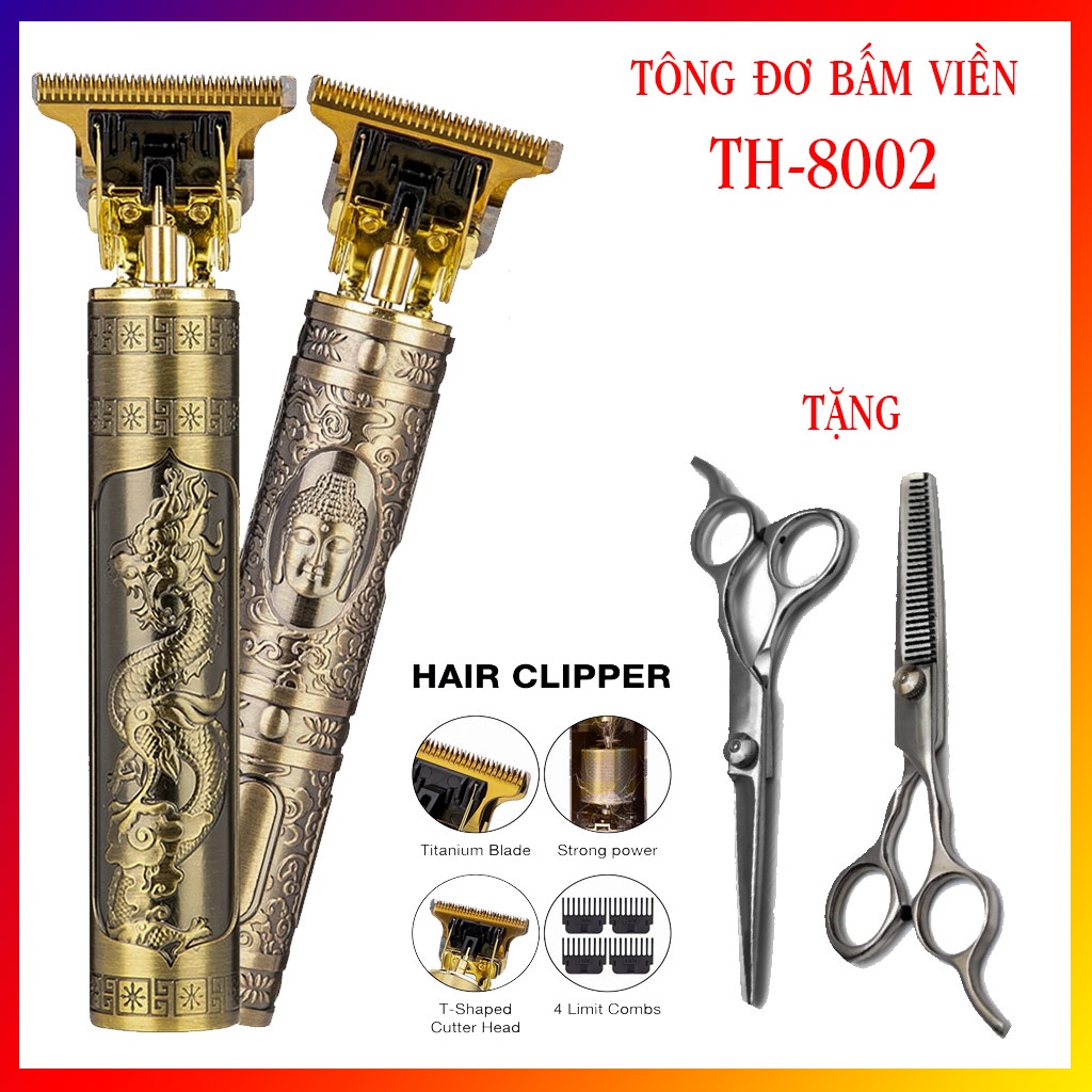 [td] HOT Tông đơ cắt tóc - chấn viền  chất liệu thép nguyên khối tráng đồng chống rỉ, Tăng đơ cắt tóc trẻ em -yến061