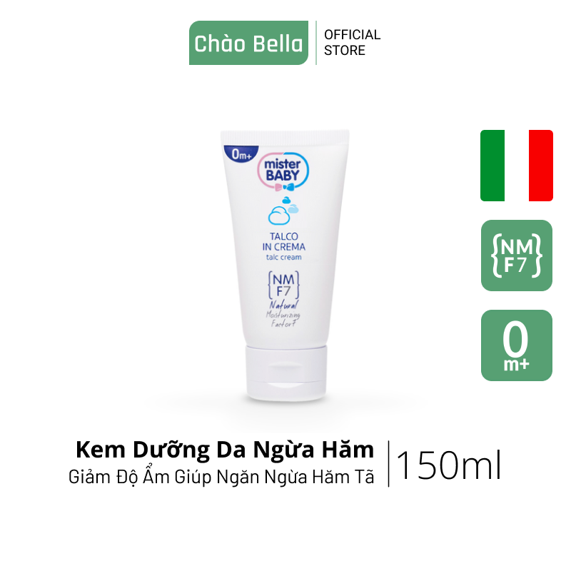 Kem Dưỡng Da Cho Bé Yêu Mister Baby Talc 150ml - chaobella
