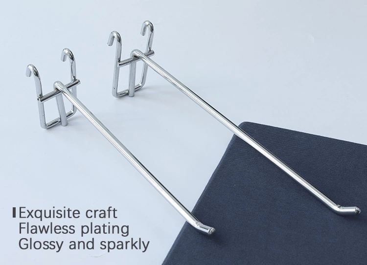 ( COMBO 10 cái móc mạ xi ) Móc treo, tay cài lưới treo phụ kiện dài 20cm