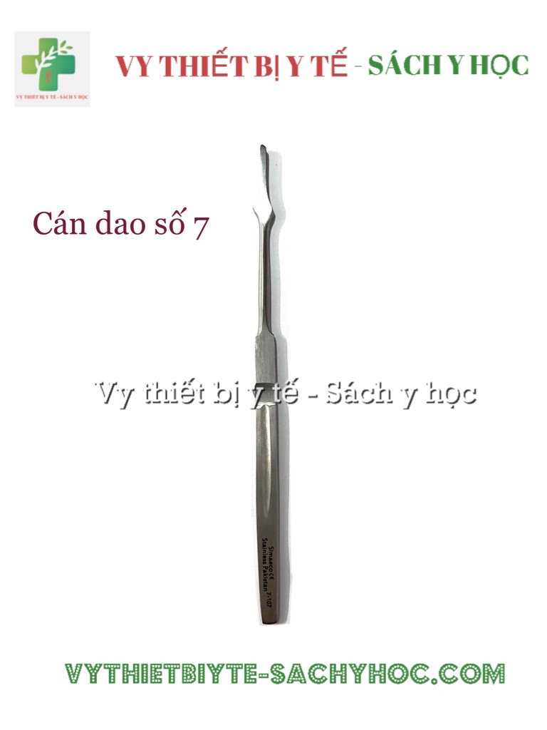 Cán dao mổ số 7, inox 304, dài 16cm