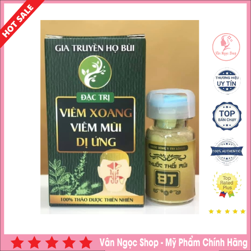 Bột thổi mũi - viem xoang, viem mui di ung bt