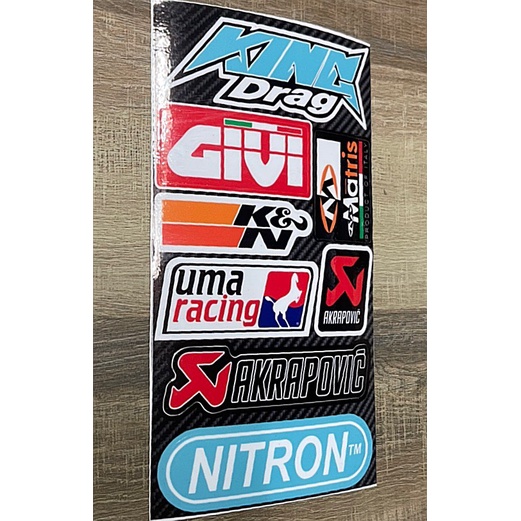 Decal - tem dán xe, nón bảo hiểm... nhiều mẫu loại tốt