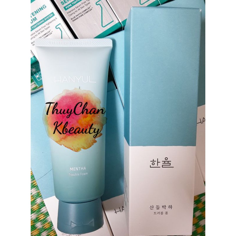 MS31 Sữa rửa mặt cho da mụn Hanyul Mentha Trouble Foam 150ml
