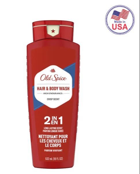 Sữa tắm gội old spice high endurance 2in1 532ml - usa
