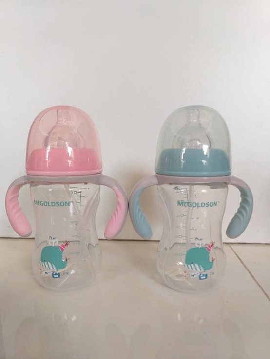 Bình uống sữa Mcgolson cao cấp có van chống sặc 240ml