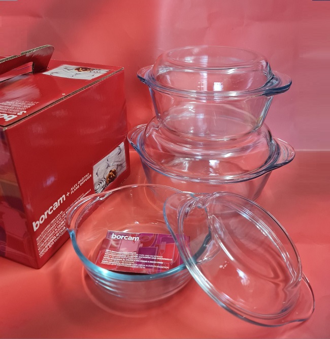 Nồi thuỷ tinh xài lò vi sóng - nồi thuỷ tinh