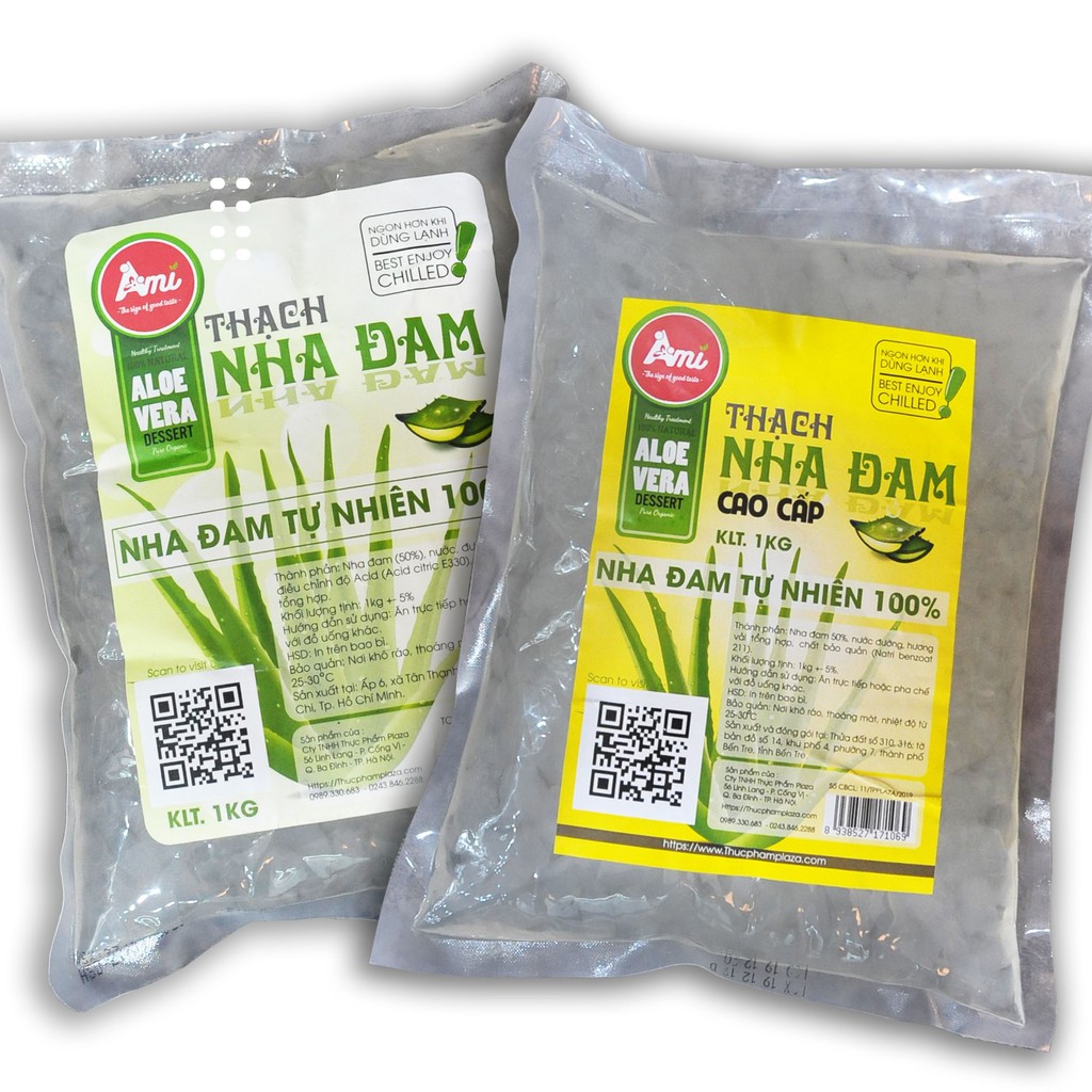 Thạch nha đam ami - xanh