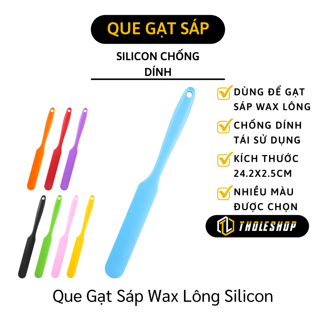 Que phết sáp - que silicone lấy sáp wax lông chống dính, dễ dàng vệ sinh 1035