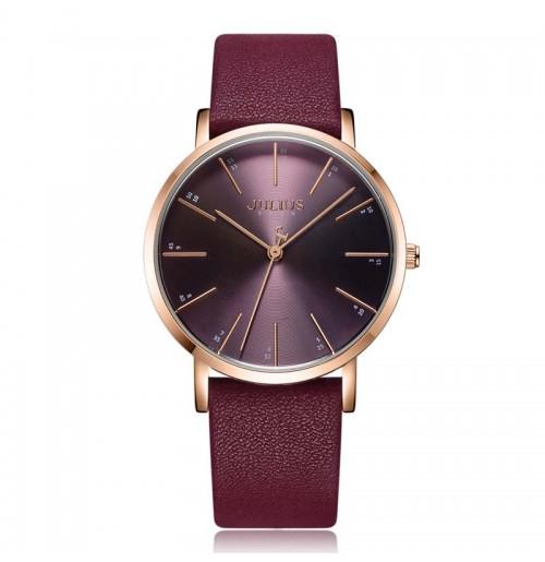 Đồng hồ nữ ja-1161c julius hàn quốc dây da
