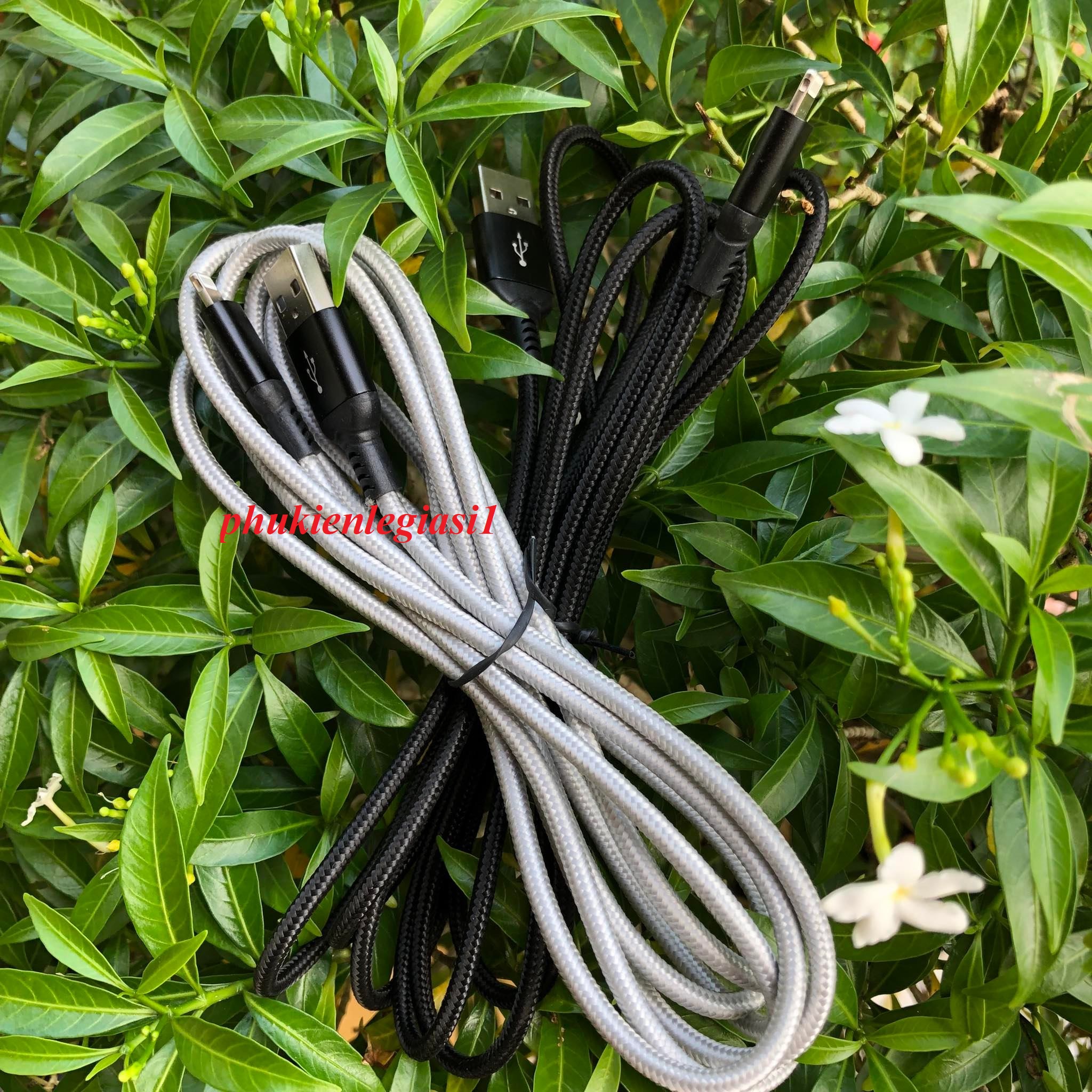 Cáp sạc iphone 2m dây dù hiệu keffa