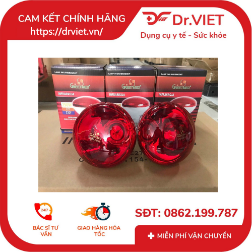 Bóng đèn hồng ngoại GREETMED 8 Bóng đèn hồng ngoại GREETMED
