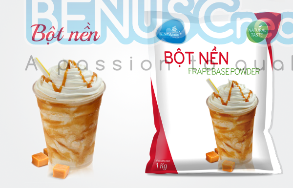 Bột Nền Dùng Cho Cà Phê Đá Xay ( Bột Frappe Base ) - Benuscream