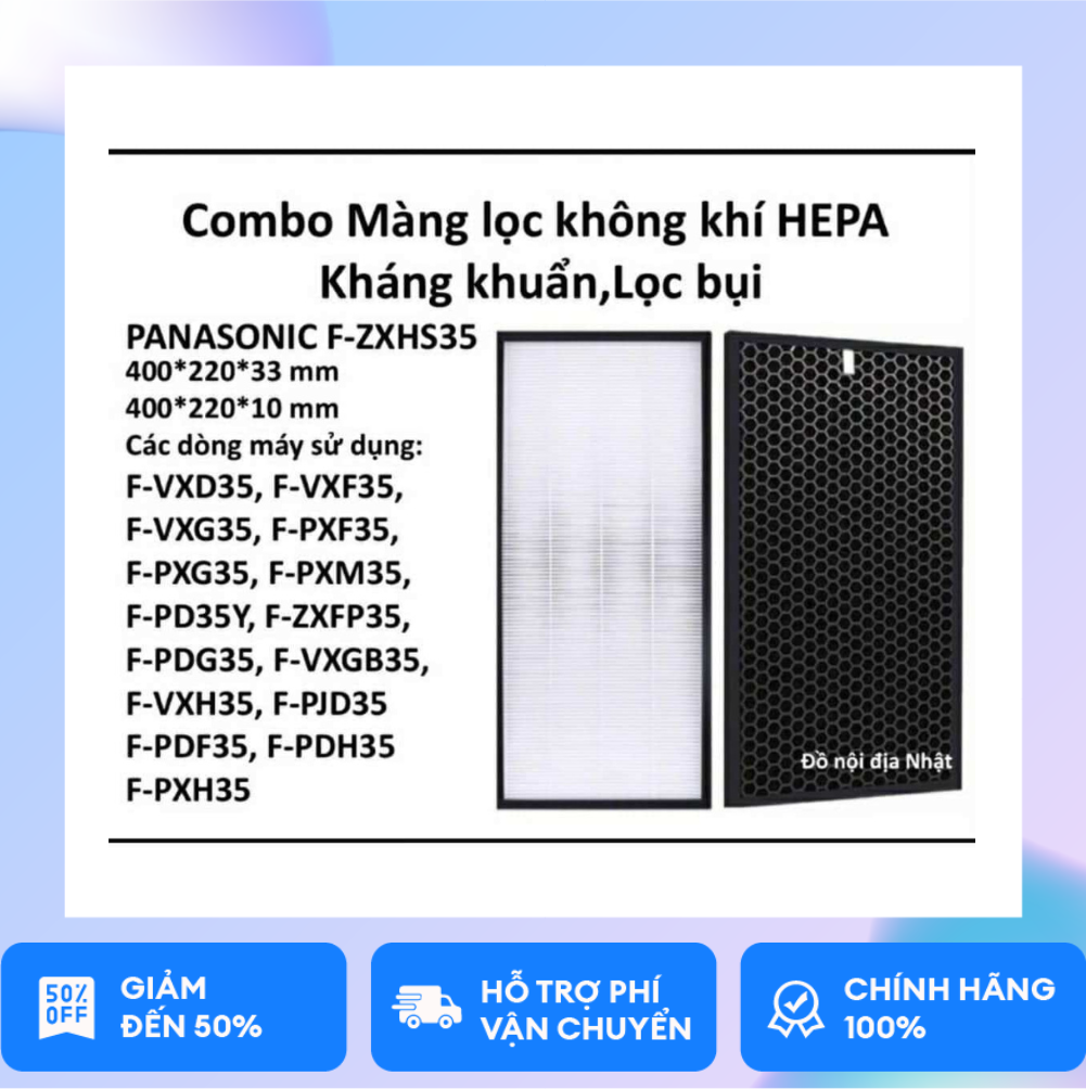 Màng hepa máy lọc không khí panasonic f-vxg35.f-vxh35.f-vxf35.f-vxl45