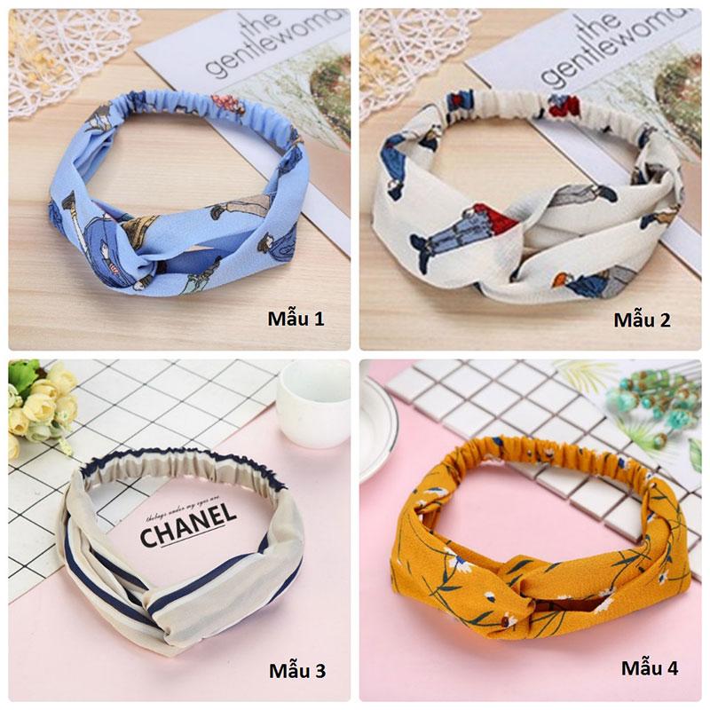 [HCM]Băng Đô Nữ Hàn Quốc Vải Cao Cấp Nhiều Họa Tiết Dễ Thương Ah771