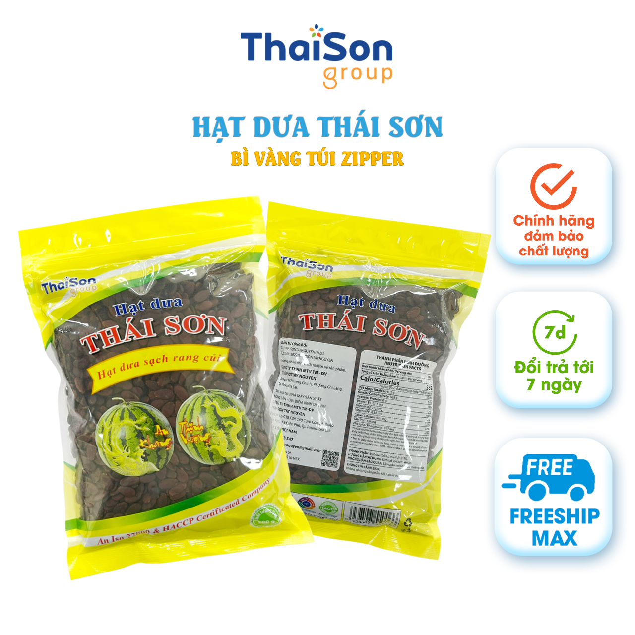 Túi zip 500g hạt dưa sạch thái sơn rang củi loại 1 thơm ngon đặc biệt - hd0.5mvz - hạt dưa thái sơn gia lai