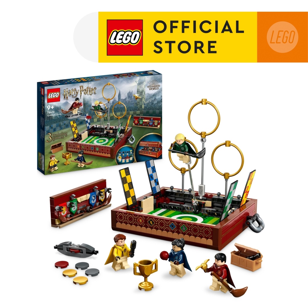 Lego harry potter 76416 đồ chơi lắp ráp trận đấu thể thao quidditch