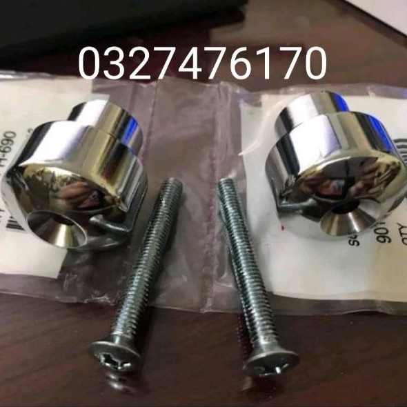 Cặp gù inox gắn bao tay xe DREAM, WAVE, FUTURE ....zin