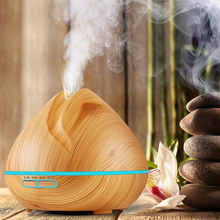 Máy Xông Tinh Dầu , Máy Phun Sương Tạo Ẩm , Máy khuếch tán tinh dầu , Đèn ngủ , Đèn xông tinh dầu thế hệ mới búp sen , làm Đèn ngủ tự động ngắt khi hết nước