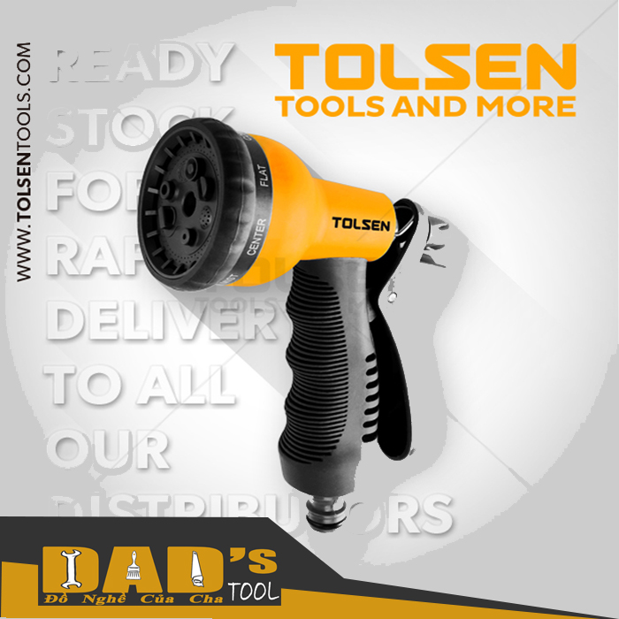 Dụng cụ phun nước 8 chế độ 1/2" tolsen 57100