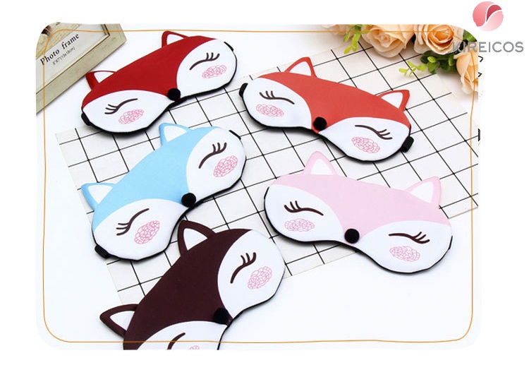 Bịt mắt ngủ miếng che mắt ngủ hình con mèo mắt to có túi gel