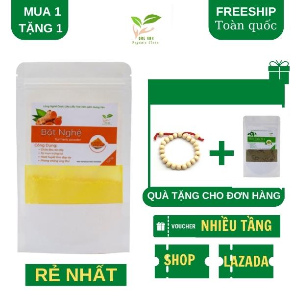 Tinh bột nghệ nguyên chất QA Organic 100/500g mờ thâm giảm sẹo trắng da