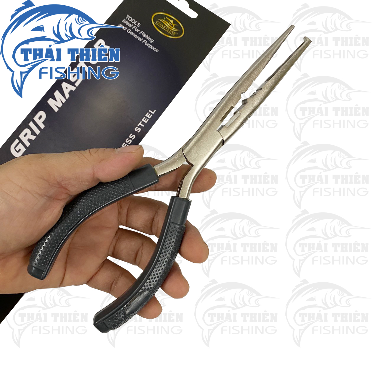 Kềm đa năng coastline 9inch dùng cắt dây, gỡ, kẹp, tháo, móc, lưỡi câu cá