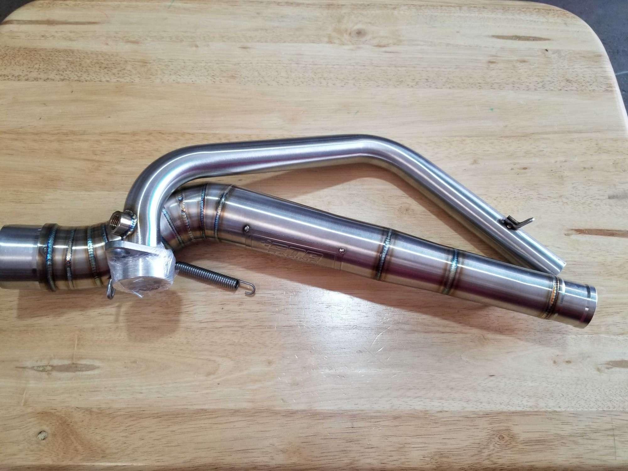 Cổ pô inox 304 chính hãng STB cho satria fi và raider fi