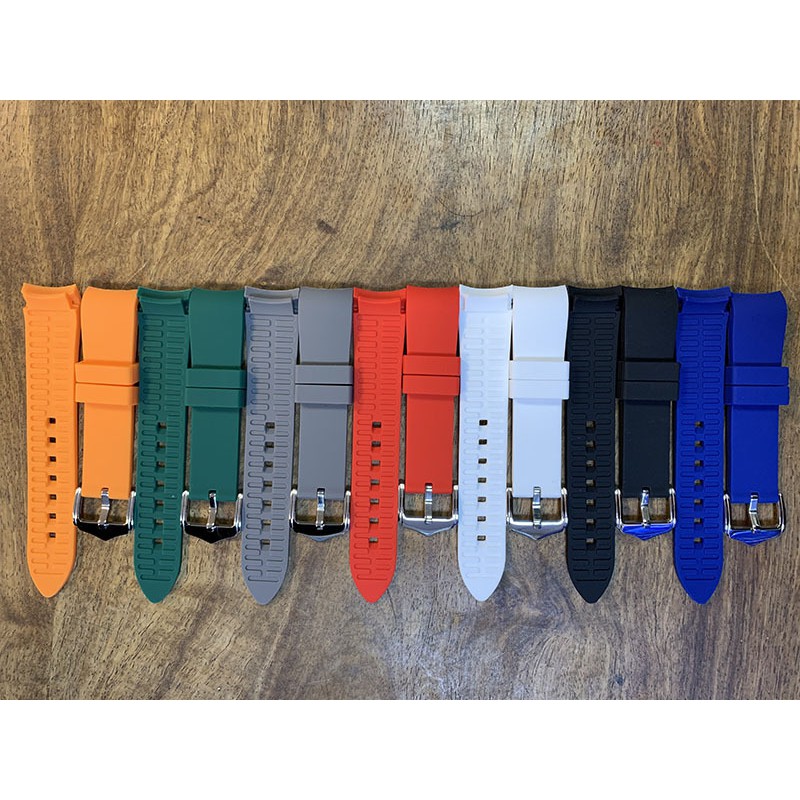 dây silicone đầu ôm cho đồng hồ rolex, seiko(xem mô tả chi tiết từng dòng)+ chốt