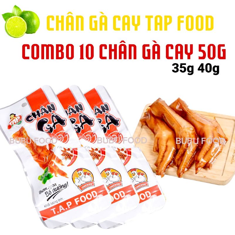 Chân gà chân vịt cay Việt Nam 5 gói 1 gói 35g 40g 50g .Vịt 32g cay giòn