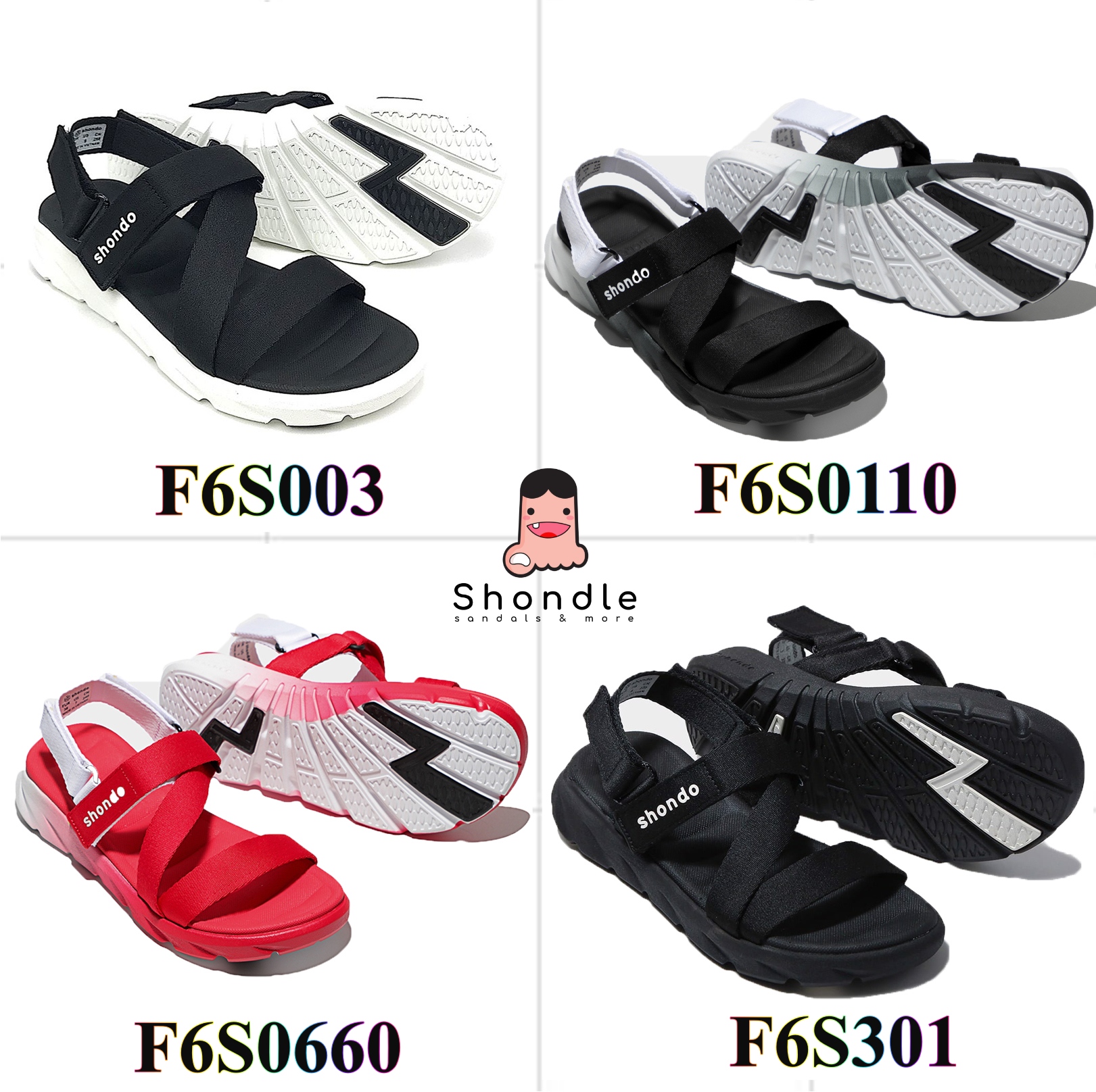 [Nhập Lazsohot2 - Giảm 40k/199k][HCM]Sandal Shondo Shat 7 Màu Thời Trang 2021 [Ảnh Thật][Chính Hãng]