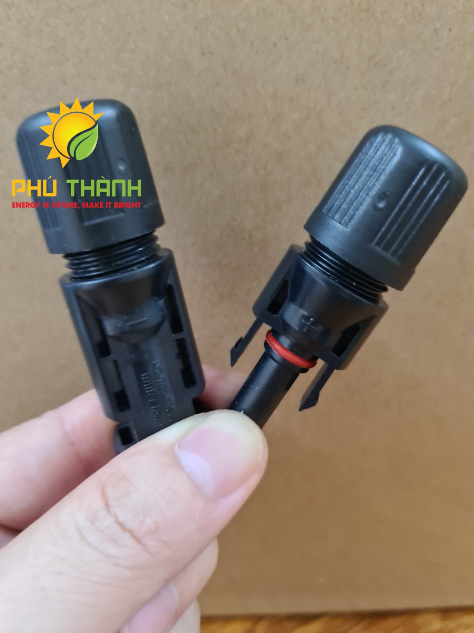 [Cặp đực + cái + 2 lõi ] Jack kết nối MC4 thông dụng dùng cho năng lượng mặt trời Solar - phú thành eco kho solar