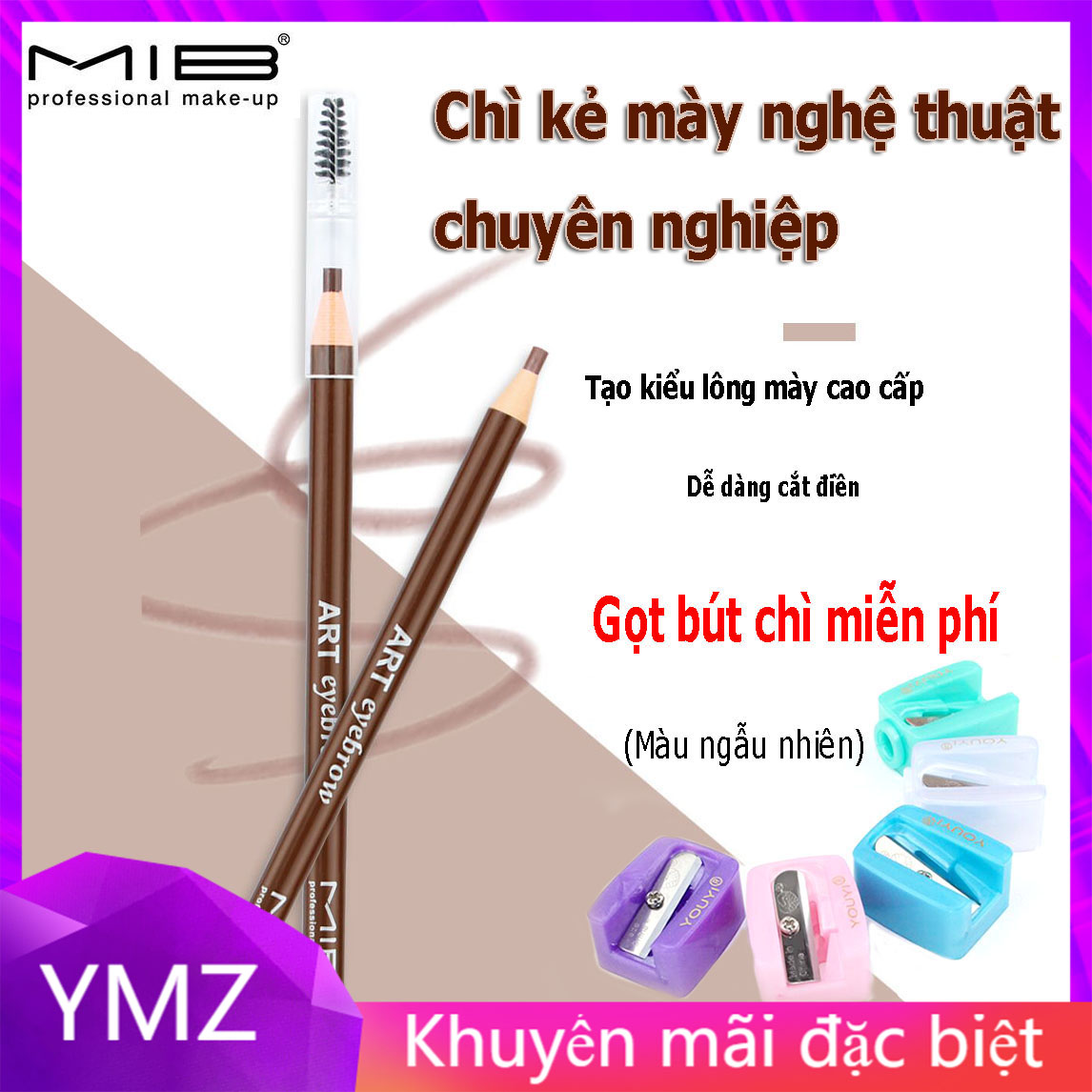 Chì Xé "MIB" Professional make-up  ART eyebrow  kẻ mày cứng xịn chống nước gảy phẩy sợi, kẻ chân mày dạng xé không cần gọt tiện lợi( kèm quà tặng)