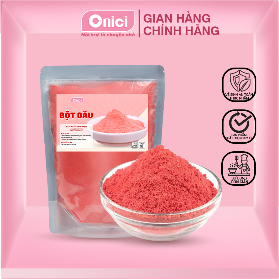  Bột dâu socola Bếp Của Mẹ ONICI nguyên liệu nấu trà sữa 100gram 